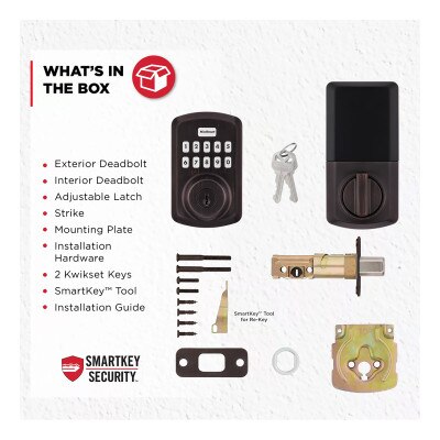 Kwikset Powerbolt 250 Transitional Keypad Electronic Lock, Venetian Bronze